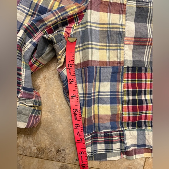 Polo Ralph Lauren Classic Fit Madras Patchwork Shorts Men’s 40 - Picture 12 of 15